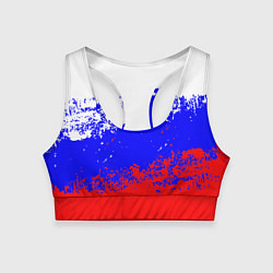 Женский спортивный топ Патриот - флаг