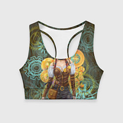 Женский спортивный топ Стимпанк приключения