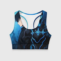 Топик спортивный женский Соло Левеллинг, цвет: 3D-принт