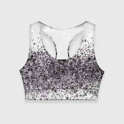 Топик спортивный женский Грязь, цвет: 3D-принт