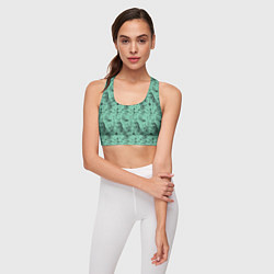 Топик спортивный женский В Бузулукском бору, цвет: 3D-принт — фото 2