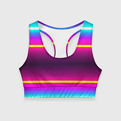 Женский спортивный топ Color neon