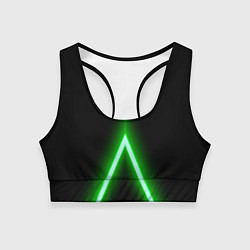 Женский спортивный топ Color neon green