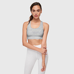 Топик спортивный женский Снег сугробы, цвет: 3D-принт — фото 2