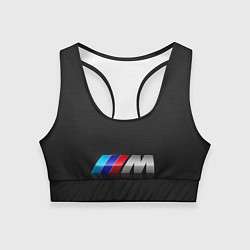 Топик спортивный женский BMW M, цвет: 3D-принт