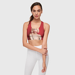 Топик спортивный женский Taylor Swift, цвет: 3D-принт — фото 2
