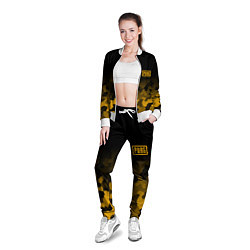 Олимпийка женская PUBG: Military Honeycomb, цвет: 3D-белый — фото 2