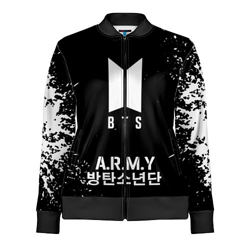 Женская олимпийка BTS ARMY / 3D-Черный – фото 1