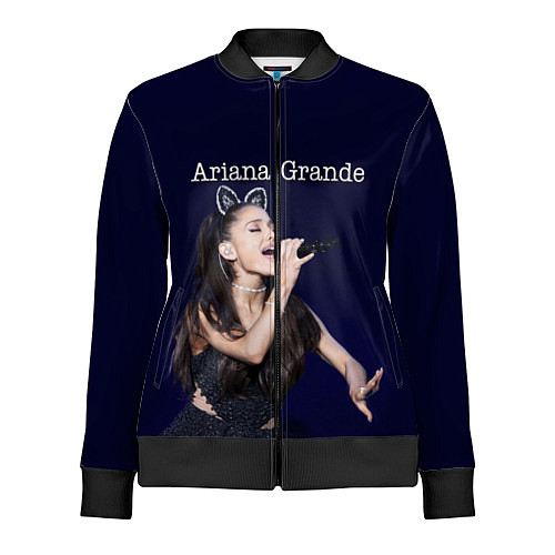 Женская олимпийка Ariana Grande Ариана Гранде / 3D-Черный – фото 1