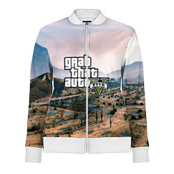 Олимпийка женская Grand Theft Auto 5, цвет: 3D-белый