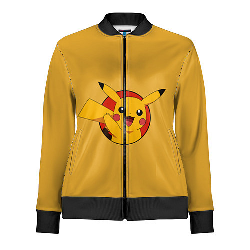 Женская олимпийка Pikachu / 3D-Черный – фото 1
