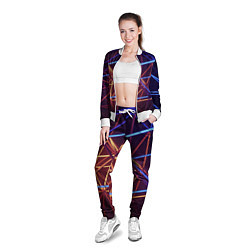 Олимпийка женская Линии, цвет: 3D-белый — фото 2