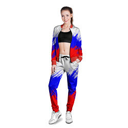Олимпийка женская Россия, цвет: 3D-красный — фото 2