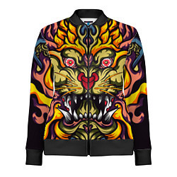 Женская олимпийка Абстракция тигр