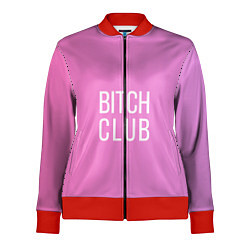 Олимпийка женская Bitch club, цвет: 3D-красный