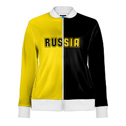Женская олимпийка Россия черно желтое RUSSIA - BORUSSIA