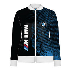 Олимпийка женская BMW M Series Синий Гранж, цвет: 3D-белый