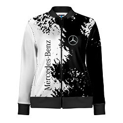 Олимпийка женская Mercedes-Benz: Black & White, цвет: 3D-черный