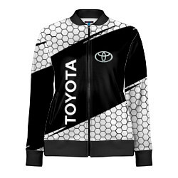 Олимпийка женская Toyota Sport соты, цвет: 3D-черный