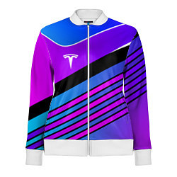 Олимпийка женская TESLA - NEON STYLE ТЕСЛА НЕОН, цвет: 3D-белый