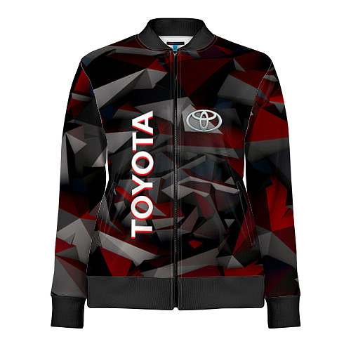 Женская олимпийка Toyota тойота abstraction / 3D-Черный – фото 1