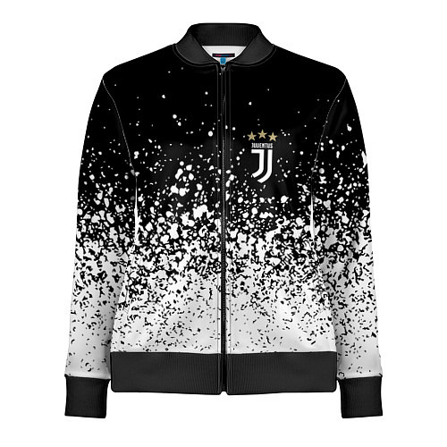 Женская олимпийка Juventus fc брызги краски / 3D-Черный – фото 1