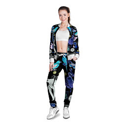 Олимпийка женская Underground pattern Fashion 2077, цвет: 3D-белый — фото 2
