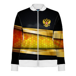 Женская олимпийка Black & gold - герб России