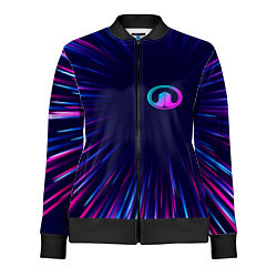 Олимпийка женская Great Wall neon speed lines, цвет: 3D-черный