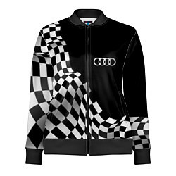 Олимпийка женская Audi racing flag, цвет: 3D-черный
