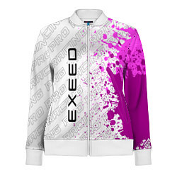 Олимпийка женская Exeed pro racing: по-вертикали, цвет: 3D-белый