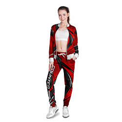 Олимпийка женская Counter strike 2- red beast, цвет: 3D-белый — фото 2