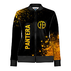 Олимпийка женская Pantera - gold gradient вертикально, цвет: 3D-черный