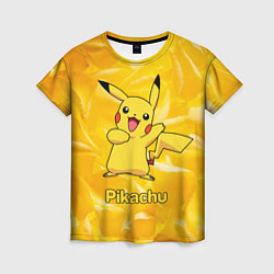 Футболка женская Pikachu, цвет: 3D-принт