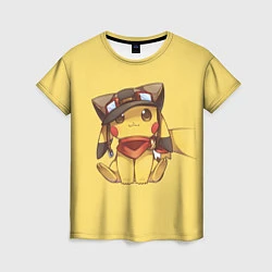 Футболка женская Pikachu, цвет: 3D-принт