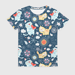 Женская футболка Котята