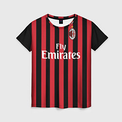 Футболка женская Milan FC: Fly Emirates, цвет: 3D-принт