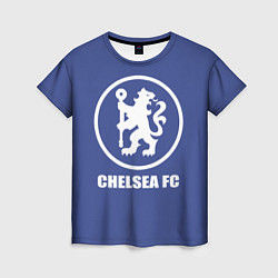 Футболка женская Chelsea FC, цвет: 3D-принт