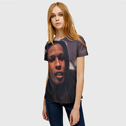 Футболка женская ASAP Rocky: Black Hip-Hop, цвет: 3D-принт — фото 2