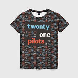 Футболка женская Twenty One Pilots, цвет: 3D-принт