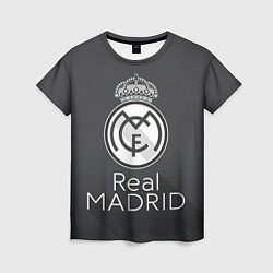 Футболка женская Real Madrid, цвет: 3D-принт