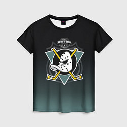 Футболка женская Anaheim Ducks, цвет: 3D-принт