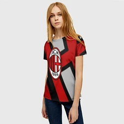 Футболка женская Milan FC 1899, цвет: 3D-принт — фото 2