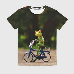 Футболка женская Лягушка, цвет: 3D-принт