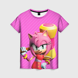 Футболка женская Amy Rose, цвет: 3D-принт