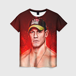 Футболка женская John Cena: Flame, цвет: 3D-принт