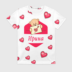 Футболка женская Ирина, цвет: 3D-принт