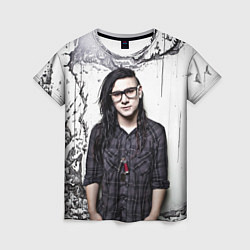 Футболка женская Skrillex Boy, цвет: 3D-принт