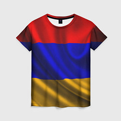 Женская футболка Флаг Армения