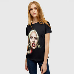 Футболка женская Леди Гага, цвет: 3D-принт — фото 2